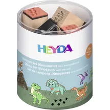 Heyda Stempel-Set Dinosaurier 15×15 mm 15 St.