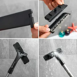 InnovaGoods Körperrasierer mit ausziehbarem Aluminiumgriff + 3 Klingen
