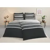 Tom Tailor Felix Biber anthrazit 135 x 200 cm + 80 x 40 cm