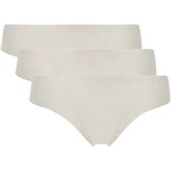 Chantelle Damen Slips, 3er Pack - SoftStretch, nahtlos, unsichtbar, Einheitsgröße 36-44 Elfenbein One Size