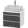 Duravit Waschtischunterschrank 2 Schubkästen 60 x 47,8 cm Graphit Matt/Weiß Matt