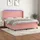 vidaXL Boxspringbett 180 x 200 cm Rosa