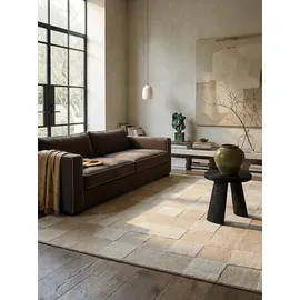 KADIMA DESIGN Teppich, in neutralen Tönen `Deben Seth`. 160x230 cm | Kadima Design