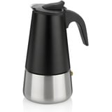 kela Espressokocher Induktion, Espressomaschine für 6 Tassen, Mokkakanne 300ml, Ferrara schwarz matt