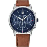 Tommy Hilfiger Kyle Blau Leder 42 mm 1791629