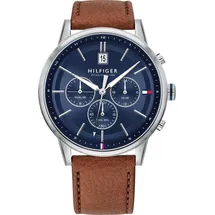 Tommy Hilfiger Kyle Blau Leder 42 mm 1791629