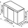 Globel Skillion S84 2,34 x 1,13 m silber metallic