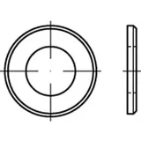 Industrial Quality Supplies ISO 7090 Scheibe Stahl CE 27mm (28x50x4 ) galvanisch verzinkt mit Fase Ohne Formfangabe