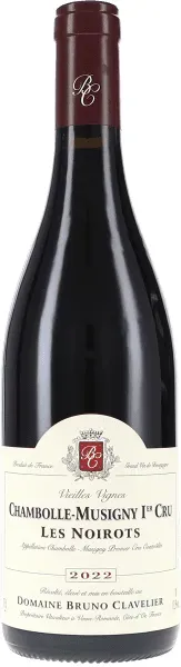 Chambolle-Musigny 1er Cru Les Noirots Vieilles Vignes AOC Bruno Clavelier 2022 BIO