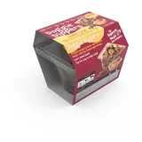 Doggie DippersTM Pot - Cranberry - Are a World-First Interactive Dog Treat. Blending Gluten and Wheat Free Carob and Coconut Biscuits with Our Carob Flavoured Peanut Butter