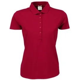 Tee Jays Luxus Piqué Stretch Polo Rot M