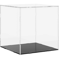 vidaXL Vitrine, Schaukasten Staubschutz, Sammlervitrine für Sammlerstücke Spielzeug Figuren, Ausstellungsbox Acrylbox, Transparent Acryl