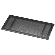Quik-Lok QUIK LOK - QL/662 ZUSÄTZLICHE GELOCHTE METALLABLAGE, Metallablage zur Umwandlung von X-Ständern (T/10, T/20, QLX/11, QLX21, BS/619, QL/646), mit Verstärkungsstreben, Farbe Schwarz