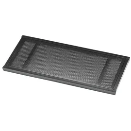 Quik-Lok QUIK LOK - QL/662 ZUSÄTZLICHE GELOCHTE METALLABLAGE, Metallablage zur Umwandlung von X-Ständern (T/10, T/20, QLX/11, QLX21, BS/619, QL/646), mit Verstärkungsstreben, Farbe Schwarz