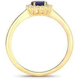 Rafaela Donata Ring blau | gold / weiß 50