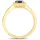 Rafaela Donata Ring blau | gold / weiß 50