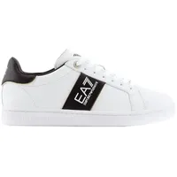 Emporio Armani EA7 Unisex. X8X102_XK346 Klassische weiße Lederturnschuhe 41