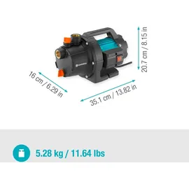 Gardena Gartenpumpe 3000/4 Basic 9010-47