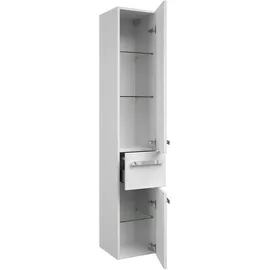 Pelipal 4005 Hochschrank 30 x 168 cm Polarweiß Hochglanz MDF