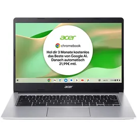 Acer Chromebook 314 CB314-2H-K7E8 silber