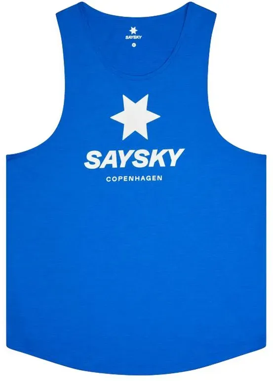 Saysky Herren Logo Combat Pro Singlet blau