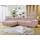 Mirjan24 Eckcouch Cord mit Bettkasten 2-Sitzer Rosa