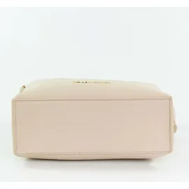 Valentino Sallie Re Shopping Bag Leather Ecru