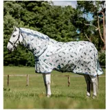 Horseware Fliegendecke Amigo Integrated Fly Sheet 140 cm Blau/Silber/Khaki