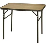 REDCLIFFS Campingtisch Klapptisch Schwarz/Braun