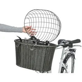 Trixie Front-Fahrradkorb Polyrattan anthrazit