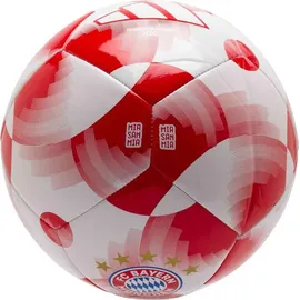 adidas Ball FC Bayern München Heimspiel Club, Größe 5 in Weiß