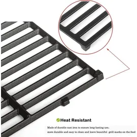 luxuskollektion Grillrost 44,5 cm Edelstahl Weiß