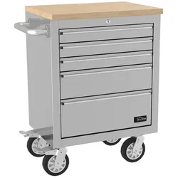 GÜDE Werkbank, Breite: 66,8 cm, mit 5 Schubladen - grau