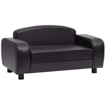 vidaXL Hundesofa vidaXL 80 x 50 x 40 cm schwarz