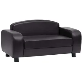 vidaXL Hundesofa vidaXL 80 x 50 x 40 cm schwarz