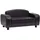 vidaXL Hundesofa vidaXL 80 x 50 x 40 cm schwarz