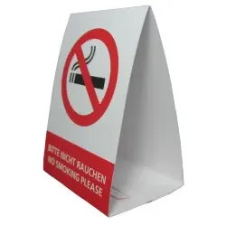 Sauvage Accessoires Nichtraucher-Schild 400 100 035 , 1 Karton = 100 Stück