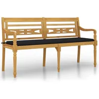 VidaXL Batavia-Bank 150 x 52 x 84 cm Braun