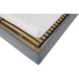 Westfalia Schlafkomfort Polsterbett "Rostock", grau (mittelgrau), L:210cm, Bezug 100% Polyurethan, Polsterung: Polsterwatte, Material Gestell: gepolsterter Holzwerkstoff, WESTFALIA SCHLAFKOMFORT, Betten, Polsterbett, auch mit Stauraum und Kopfteilverstellung erhältlich