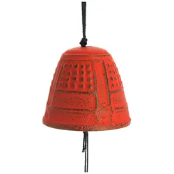 Windspiel Furin Iwachu Tsurigane 4,5 cm Rot