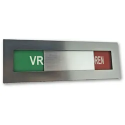 CombiCraft Schiebeschild "Vrij-Niet Storen" mit Klebeband, 145 x 48 mm - 10er Pack