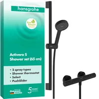 Hansgrohe Activera Select S Brausesystem Aufputz, wassersparend, mit Thermostat,