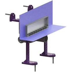 KESSEL Wandablauf Scada mit Abdeckung unsichtbar - DN 50 & Dichtflansch - 4800001
