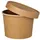 Papstar Suppenbecher rund 350 ml Ø 9,8 cm 500 St. Braun