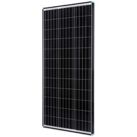 RENOGY 100W 12 Volt (schlankes Design) Solarmodul Monokristallin Solarpanel Photovoltaik Solarzelle Ideal zum Aufladen von 12V Batterien Wohnmobil Garten Camper Boot Schwarz