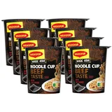 MAGGI Maggi® Noodle Cup Beef Taste Fertiggericht 8x 63,0 g