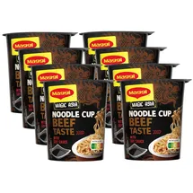 MAGGI Maggi® Noodle Cup Beef Taste Fertiggericht 8x 63,0 g