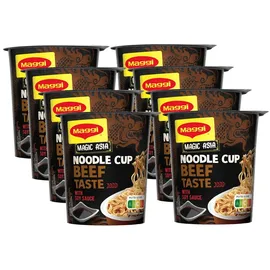 MAGGI Maggi® Noodle Cup Beef Taste Fertiggericht 8x 63,0 g