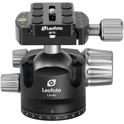 Leofoto Stativ-Kugelkopf LH-40 + Schnellwechselplatte QP-70N