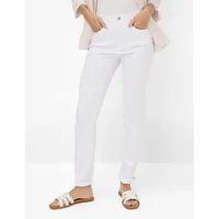 Brax 5-Pocket-Jeans "Style CAROLA", Damen, Gr. 40, Normalgrößen, weiß,